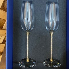 【愛品館 江戸川店】スワロフスキー シャンパングラス 5102143 開封済み未使用品 ID:102-028735-007の画像