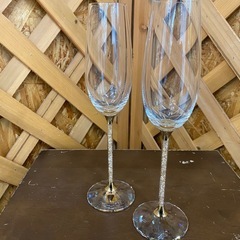 【愛品館 江戸川店】スワロフスキー シャンパングラス 5102143 開封済み未使用品 ID:102-028735-007の画像