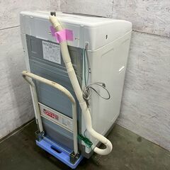 【HITACHI】 日立 全自動電気洗濯機 NW-6KY 動作確認済み 2010年製 6kg 洗濯機 生活家電 ピュアホワイト A0995の画像