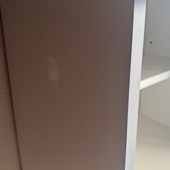 収納ラック 引き出しバスケット付き ホワイトの画像