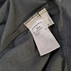 Samansa Mos2 blue サロペット　ネイビー　フリーサイズの画像