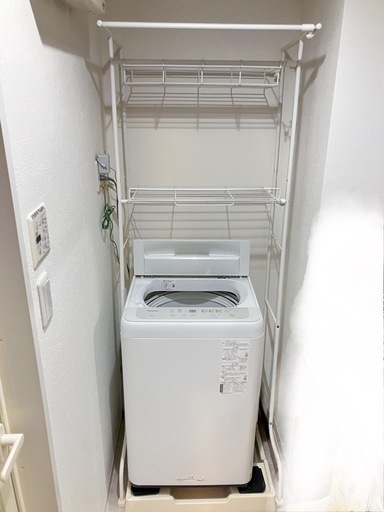 Panasonic　洗濯機　5kg　ラック　セット