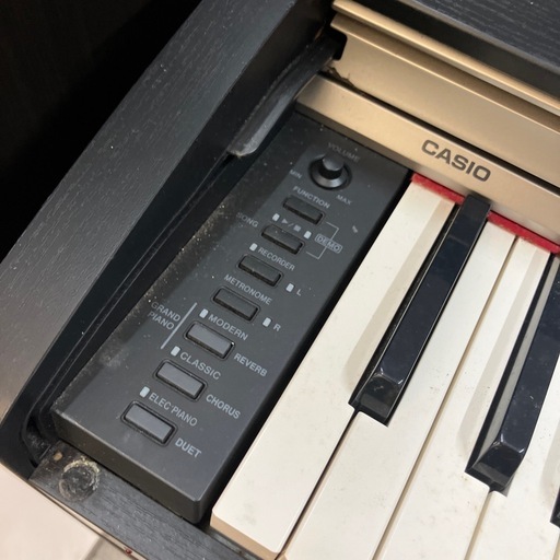 石2512-270 CASIO ピアノ Privia PX-730 BK 2010年製 88鍵盤 通電確認済み イス付 中古