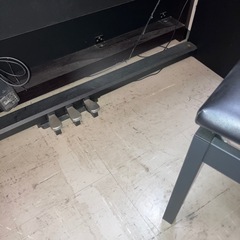 石2512-270 CASIO ピアノ Privia PX-730 BK 2010年製 88鍵盤 通電確認済み イス付 中古の画像