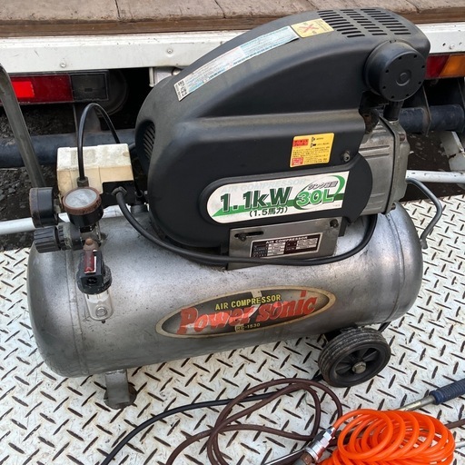 工具　Power sonic　RC-1530　常圧コンプレッサー　中古