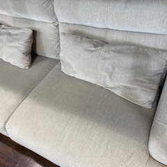 ⭐️ワイド⭐️3Pソファ ファブリック ハイバック No.2730 KEの画像