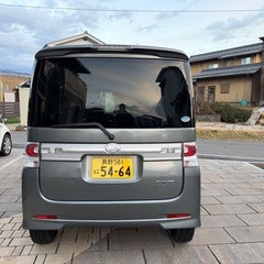 ダイハツタントカスタム4WD車検2027/12/7の画像