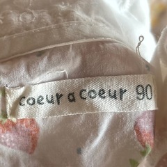 クーラクール いちご　ワンピース　ノースリーブの画像