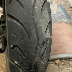 【不動／自賠責2026年4月】レッツ2 50cc／バッテリー&プラグ新品／部品取り・修理向けの画像