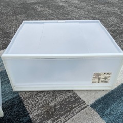 ★2個セット★muji 無印良品 収納ケース 引出式 横ワイド 大★の画像