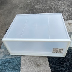 ★2個セット★muji 無印良品 収納ケース 引出式 横ワイド 大★の画像