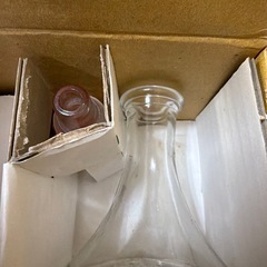 未使用ガラスの醤油差しの画像