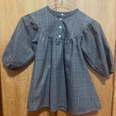 ボア襟ワンピース✴︎写真撮影の画像