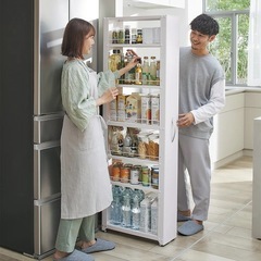 【急募】キッチンワゴン　収納棚　冷蔵庫横　の画像