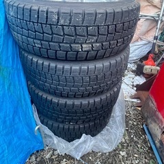 205/55R16ダンロップスタッドレスタイヤホイール4本の画像