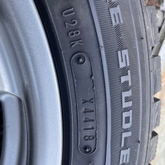 205/55R16ダンロップスタッドレスタイヤホイール4本の画像