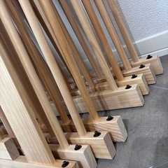 木製　ベビーサークル（扉あり）の画像