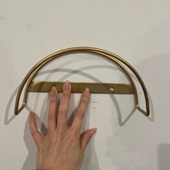 マガジンラック　ゴールド　ブックラックの画像