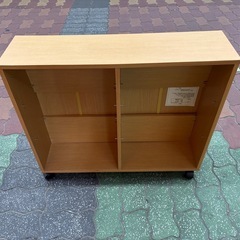 中古　すき間収納ラック　キャスター付き　の画像