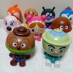 アンパンマン　プラフィギュア9体セットの画像