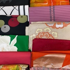 無料★名古屋帯32点まとめ★着物リメイク材料　の画像