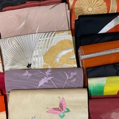 無料★名古屋帯32点まとめ★着物リメイク材料　の画像