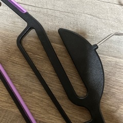 襟から通せるハンガー　5色　20本の画像