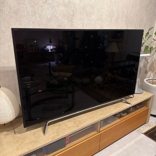 【明日まで】東芝　REGZA 58インチ  2018年製　バックライト切れ 