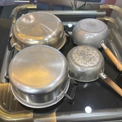 鍋の色々な種類の画像