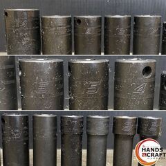 【久留米】【引き取り限定】【中古品】Snap-on スナップオン PAKTY227 差込角3/8 ディープソケットセット 14個セット トレー付 サイズ:SIMFM8A-SIMFM24(8,9,10,11,12,13,14,15,16,17,18,19,21,24mm)の画像