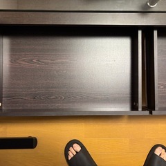 ローテーブル　ガラス　収納付き
の画像