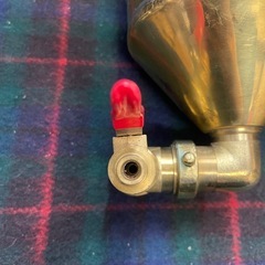 真鍮製　リシンガン（建築用吹付ガン器）の画像