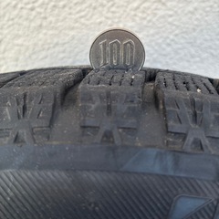 スタッドレスタイヤとアルミのセットの画像