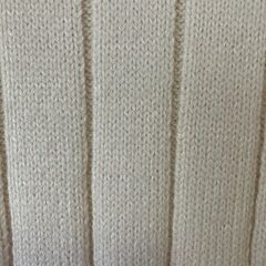 THE SHOP TK スマートリブニット（ホワイト）Lの画像