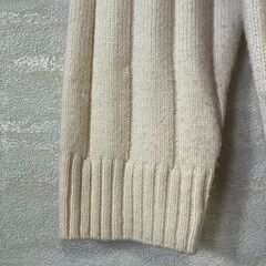 THE SHOP TK スマートリブニット（ホワイト）Lの画像