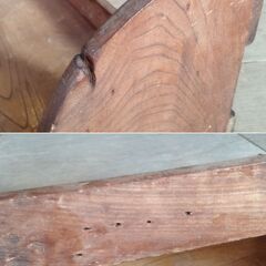 木製 本立て ブックスタンド 昭和レトロ 卓上 /HJ-0582 2Fの画像