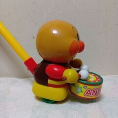 アンパンマン　カタカタ太鼓　手押し車の画像