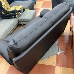 ★ジモティー割引20%★2Pソファ 2人用 合皮 ダークブラウン《リサイクルショップドリーム次屋店》☆尼崎市若王寺☆の画像
