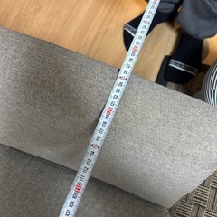 ソファ 2人掛け 薄いブラウン 
の画像