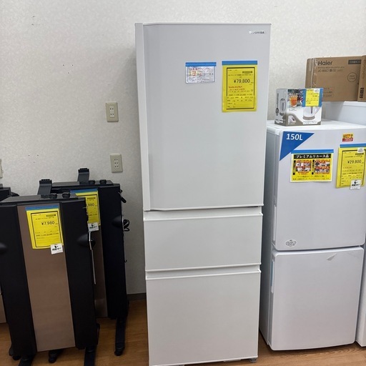 ☆ドリーム荒牧店☆ジモティー割引有☆【クリーニング済み】TOSHIBA/3ドア冷蔵庫/GR-W365C/356L/2025年製