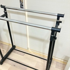衣装ラック　洗濯物干し　ラック　高さ調整可能の画像