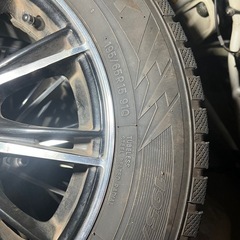 195/65r15 91QスタッドレスタイヤTOYO38週23年製とアルミホイール4本の画像