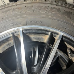 195/65r15 91QスタッドレスタイヤTOYO38週23年製とアルミホイール4本の画像