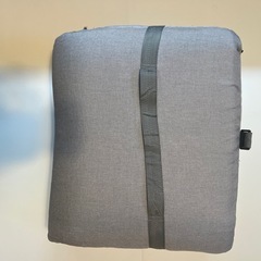 【美品】折りたたみベッドインベッド／持ち運び可／グレー王冠柄の画像