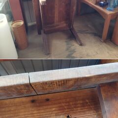 文机 レトロ 座卓 ローテーブル 古民具 昭和レトロ 机 /HJ-0583 2Fの画像