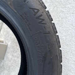 スタッドレスタイヤ　165-65　14インチ　4本セット　バリ山 の画像