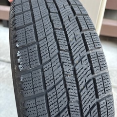 スタッドレスタイヤ　165-65　14インチ　4本セット　バリ山 の画像