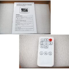 7インチ液晶 デジタルフォトフレーム DS-DA710 リモコン付き 電源コード 札幌市 清田区 平岡の画像