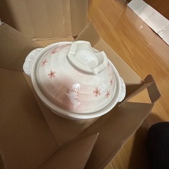 決まりました 土鍋 6号 未使用品の画像