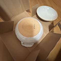 決まりました 土鍋 6号 未使用品の画像